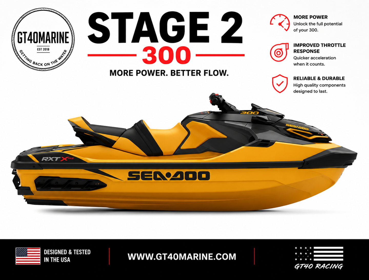 Sea-Doo 230/300 - Stage 2 stage kit