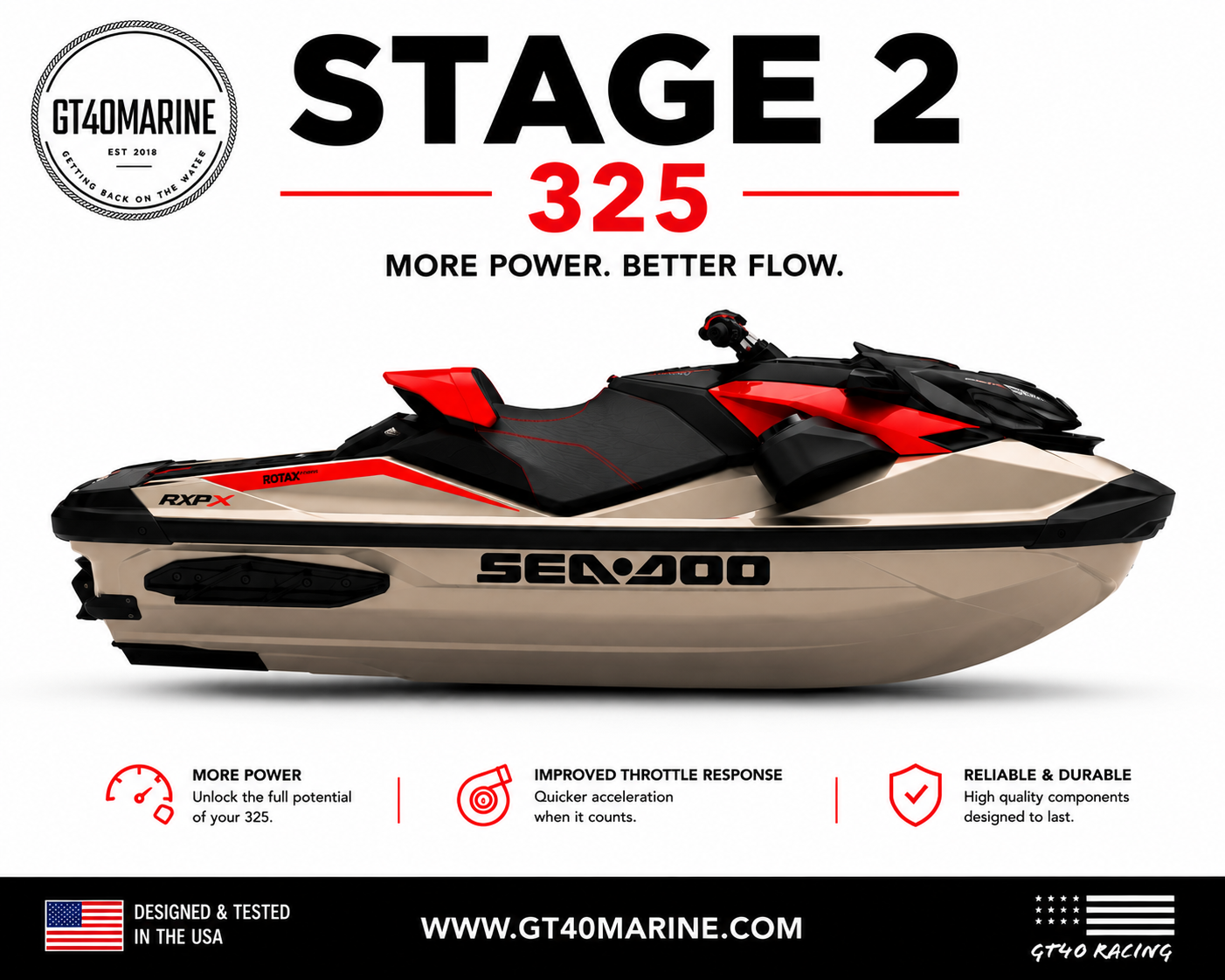 Sea-Doo 325 - Stage 2 stage kit